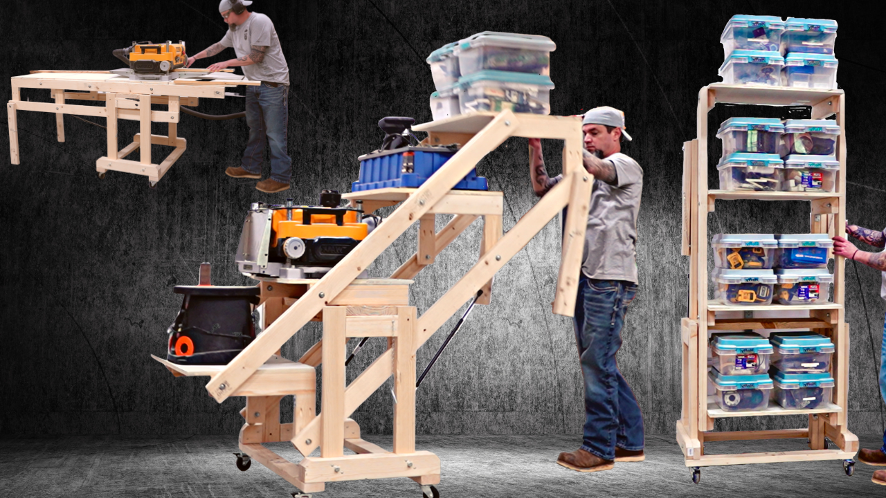 DIY Transforming Storage Shelf — Matthew Peech Woodworking